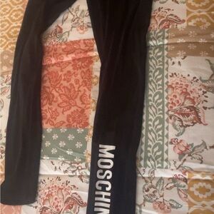 Moschino Jet Black Leggings